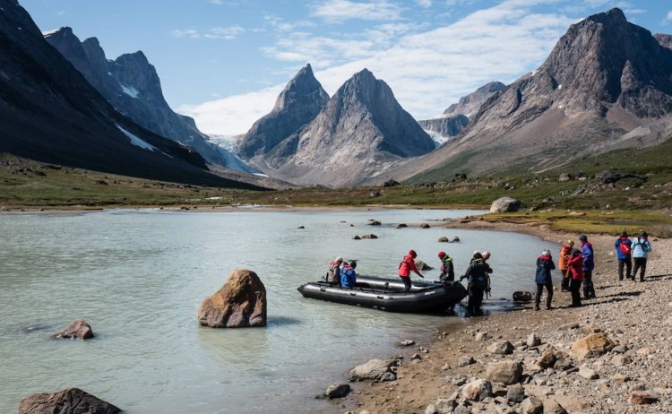 Greenland and Iceland zodiac and shore landing excursion
