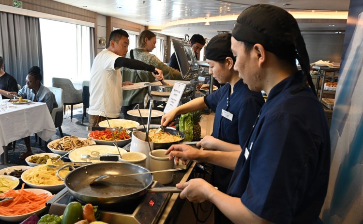Halal friendly cruise dining