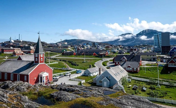 Heart of the Arctic Nuuk City view