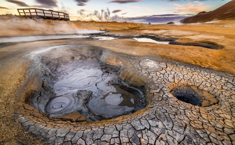 Iceland Hverarondor Hverir geothermal area nealake