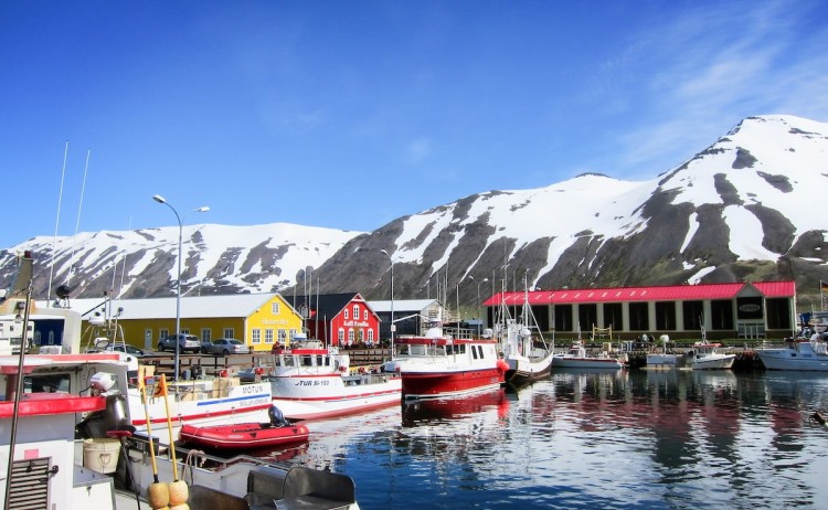 Iceland Siglufjordur Harbour
