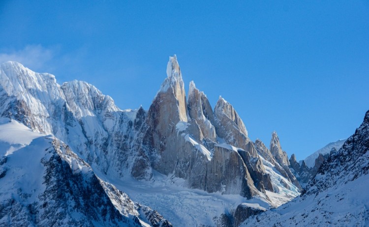 Hike adventure in El Chalten the jagged peaks of Cerro Torre