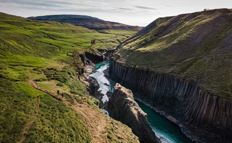 Iceland circumnavigation cruise Studlagil Canyon Iceland