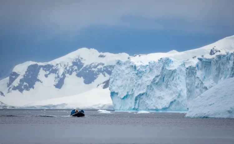 In Shackleton Footsteps cruise zodiac DancoIsland AntarcticPeninsula