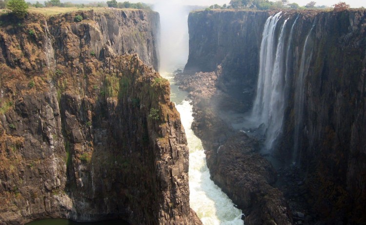 Zambia side Victoria Falls