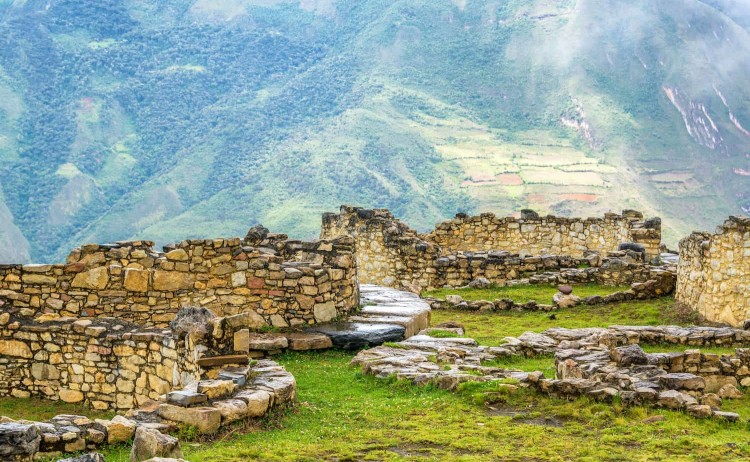 North Peru tour Ancient ruins of Kuelap Peru with a stunning landscape in the background