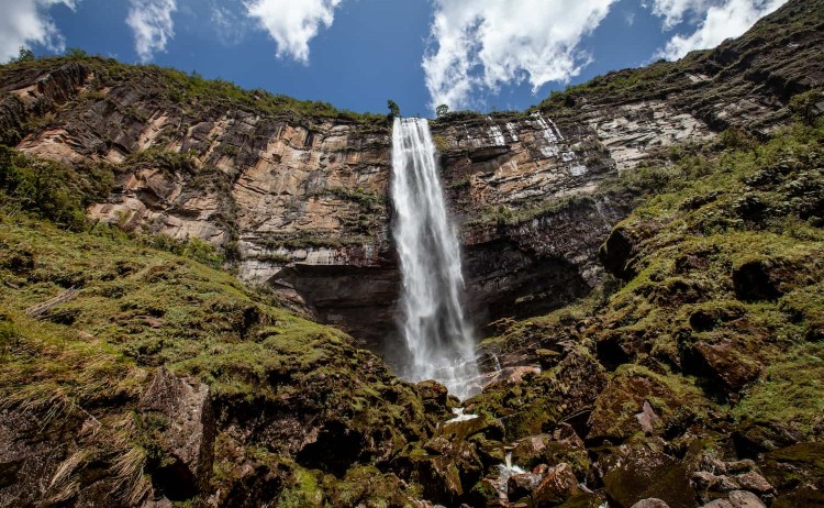 North Peru tour Gocta is a waterfall 771 meters with two drops located in Perus province of Bongara in Amazonas