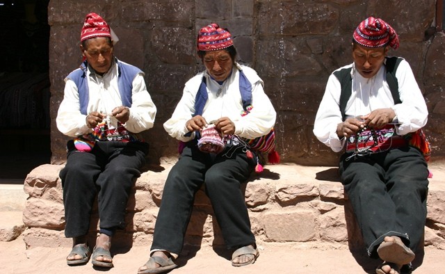 Taquile Island Lake Titicaca Peru 