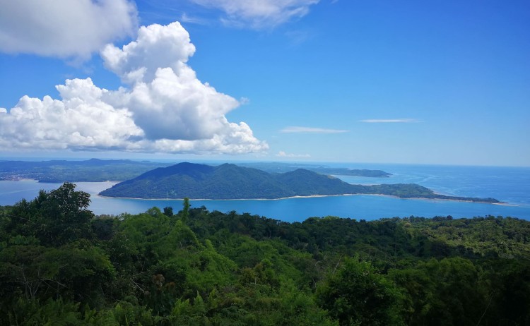 Northern Madagascar tour the view of the island of Nosy Be