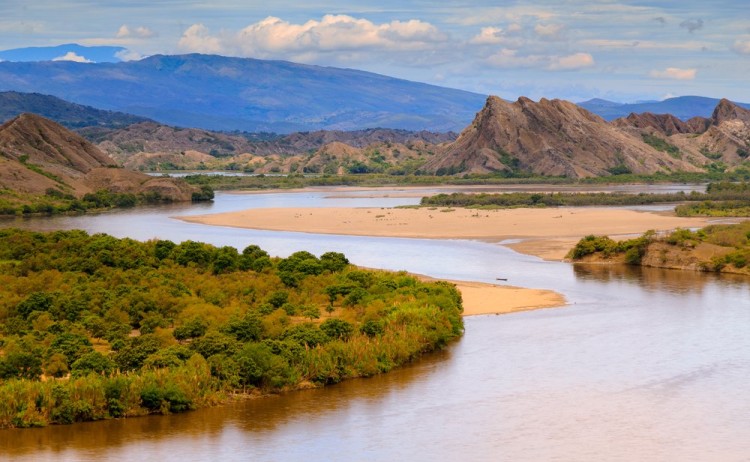 Magdalena river in colombia