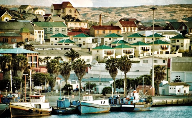 Coastal town of Luderitz, Namibia