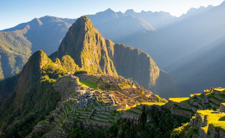 Mountain Lodges of Peru stunning views of Machu Picchu from Just below the sun gate