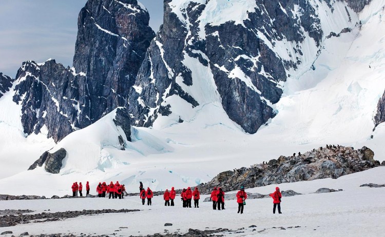 antarctic peninsula walking in Antarctica Poseidon