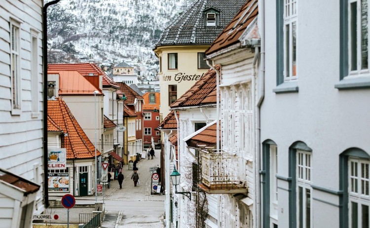 Bergen in winter
