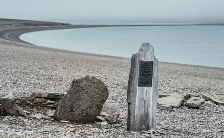 Northwest Passage Beechy Island grave of Sir john Franklin