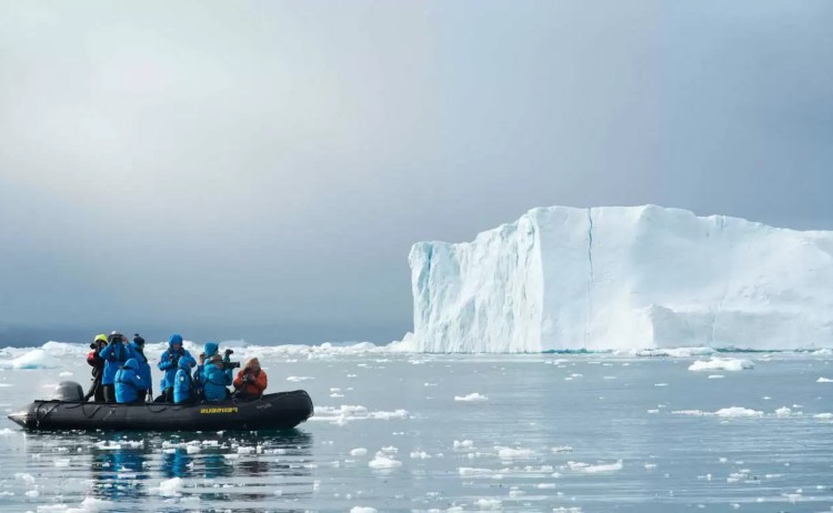 Out of the Northwest Passage Iluslissat zodiac excursion