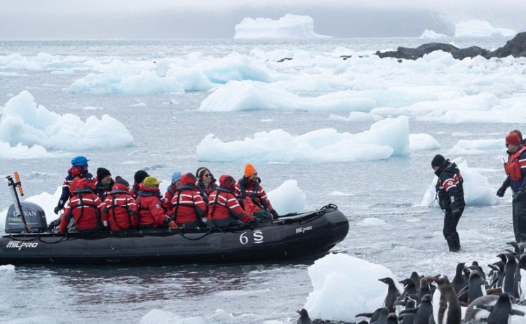 Zodiac Antarctic Landing With Penguins gallery v2