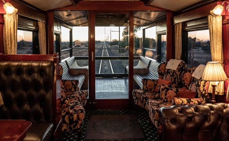 Rovos Rail RVR tour observation car