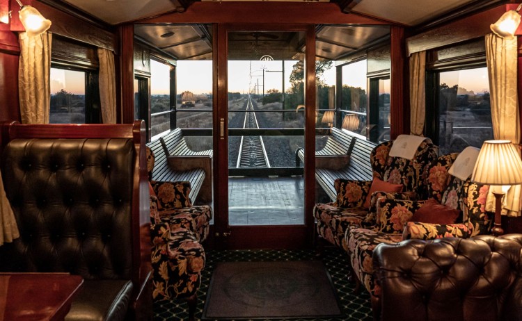 Observation car on Rovos Rail