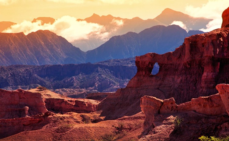 Salta Valleys Canyons Red Mountain of Argentina
