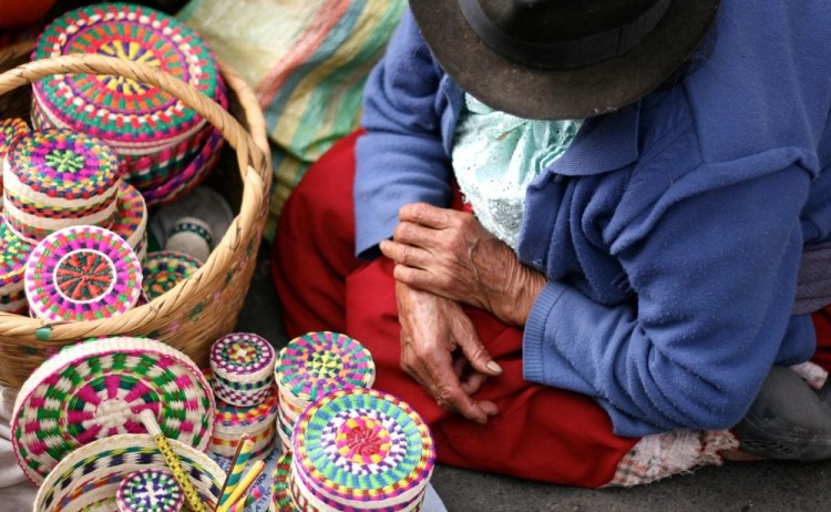 Otavalo Market in Ecuador