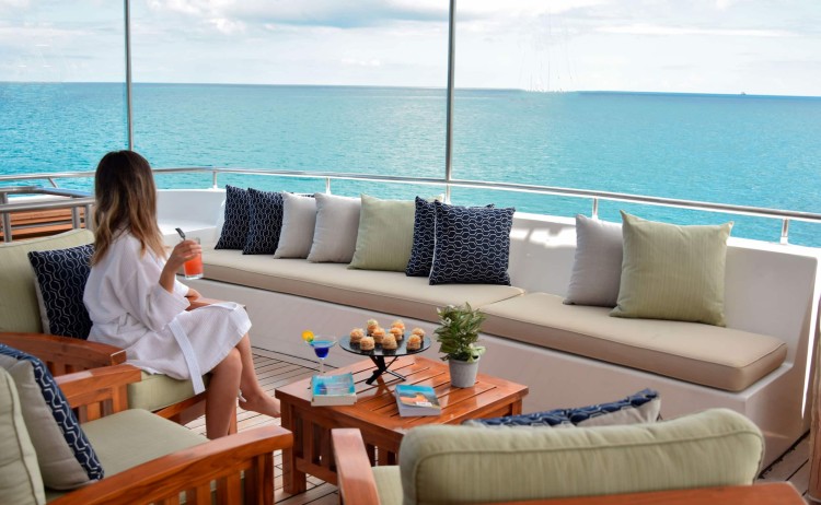 Seaman Journey outdoor lounge area