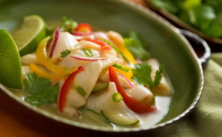 Peruvian ceviche - an iconic local dish in Peru