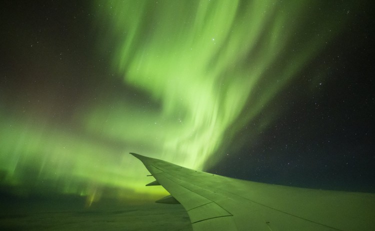 Southern lights flight 1