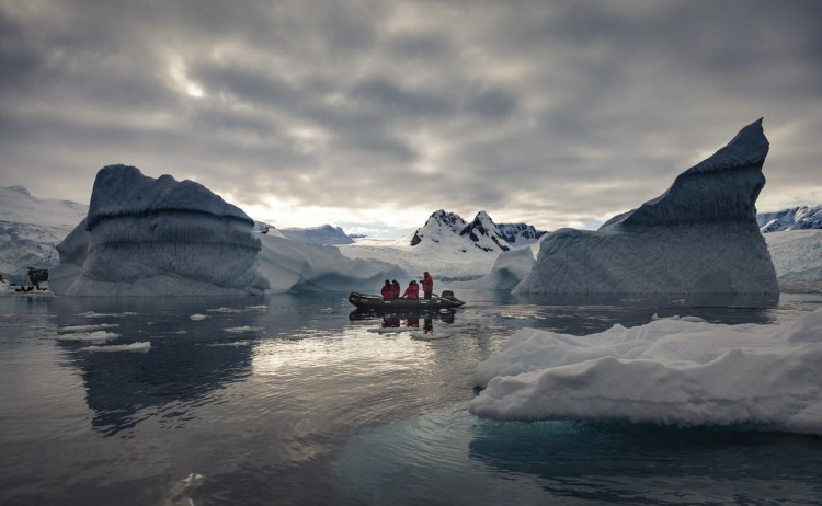 Antarctica Ciera Cove Icebergs Zodiac Travellers G adventures