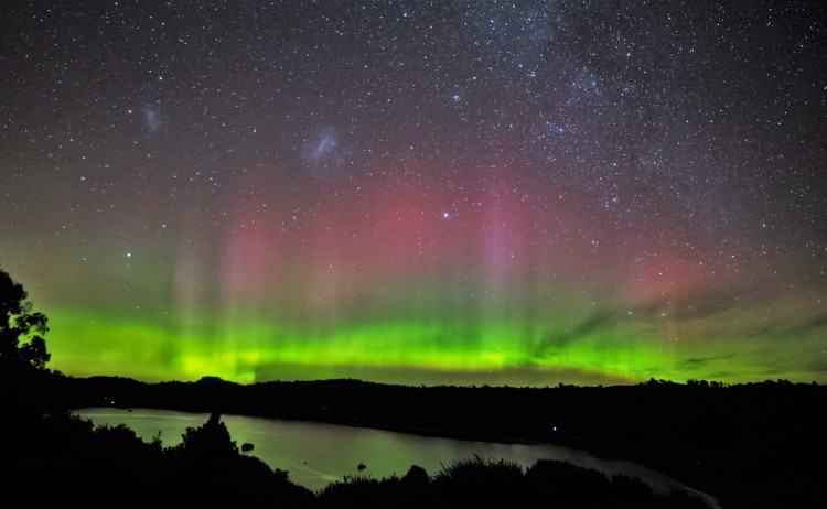 Aurora Australis over Stewart Island