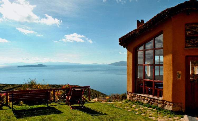 Sun Island Ecolodge La Estancia on the shores of Isla del Sol Bolivia