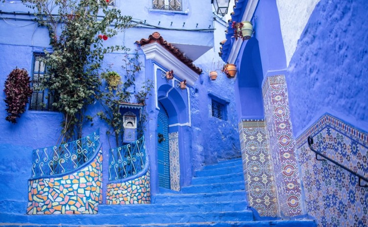 Taste of Morocco Chefchaouen blue streets