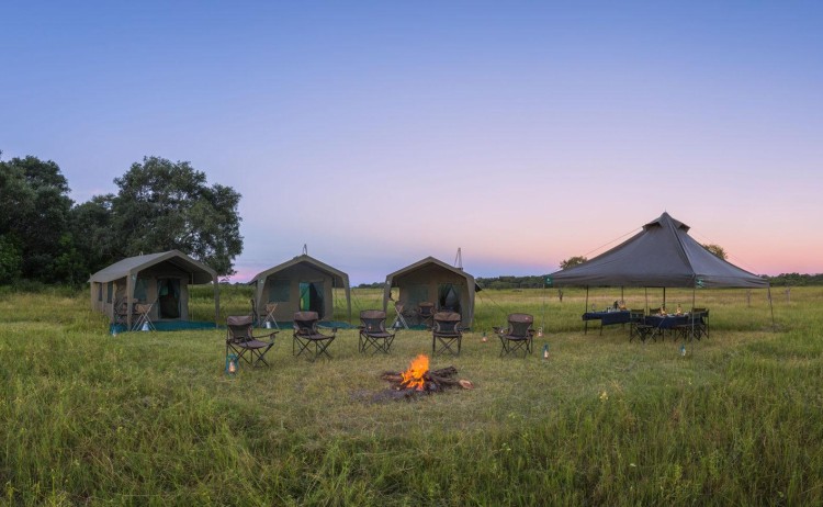 Mobile camping setup