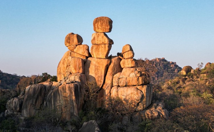 Mother And Child Rock Formation Matopos