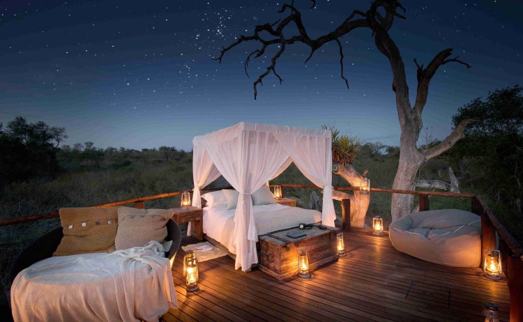 Lion Sands Chalkley Treehouse 4 Evening Bedroom View RESIZED