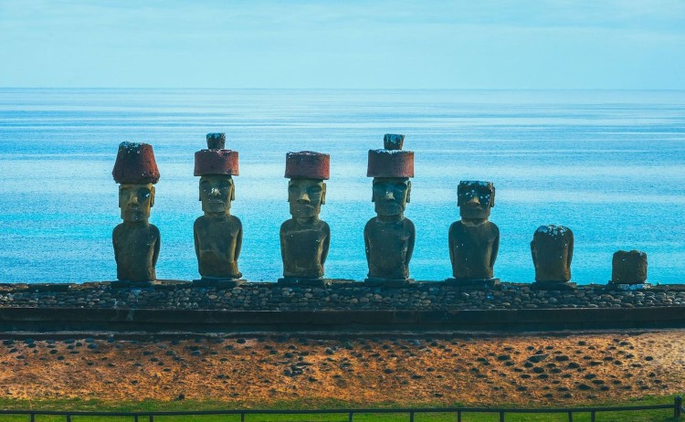 Moai in Ester Island
