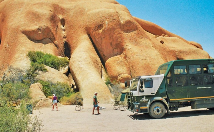 Namibia Tour camping at Spitskop small