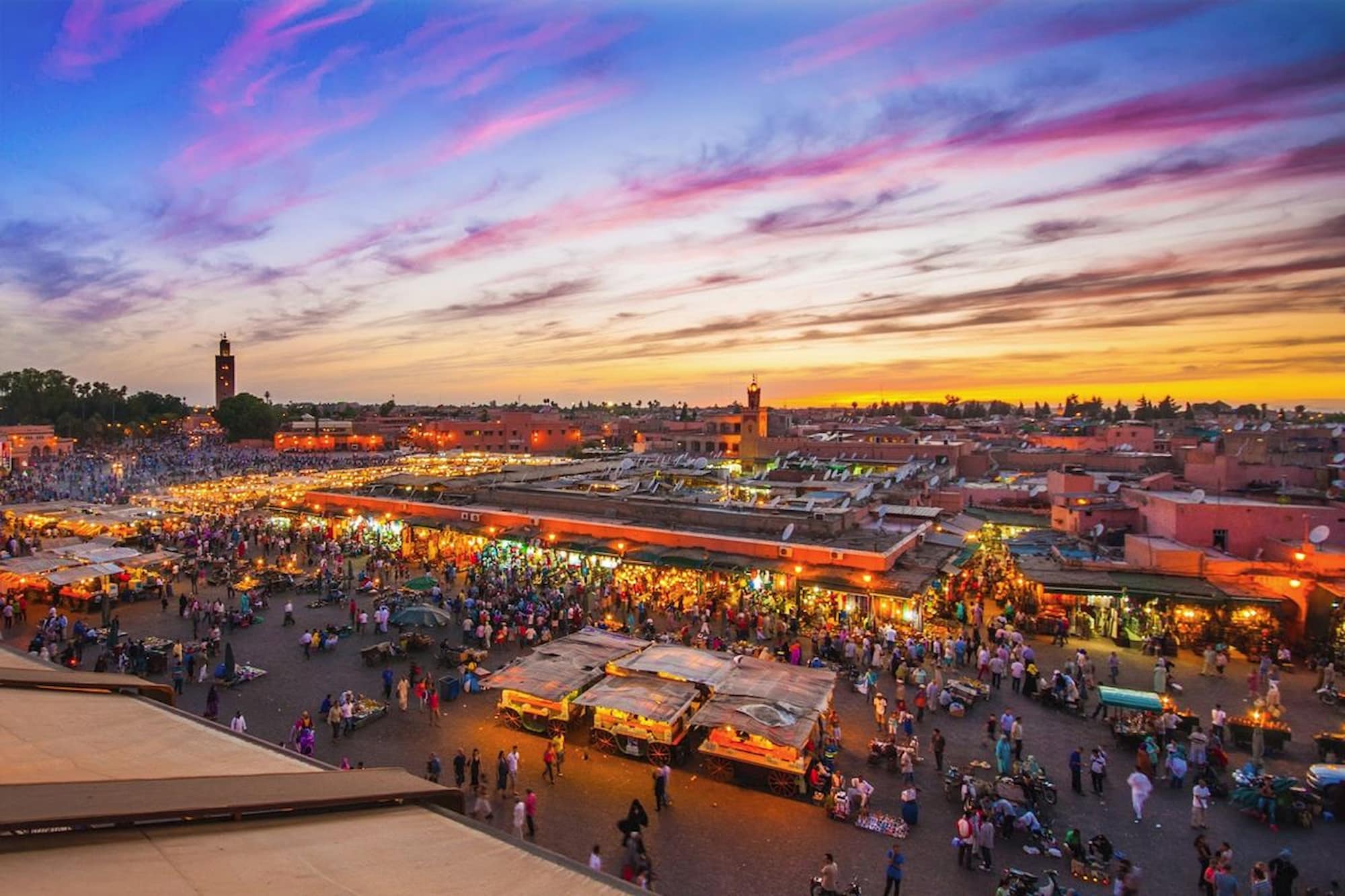 A 20,000 square meters Jemaa el-Fna .
