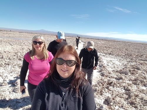 Walking in the Atacama desert is like walking on the moon