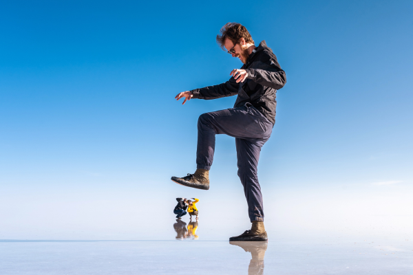 You can spend an entire day taking awesome pics on Salar Uyuni