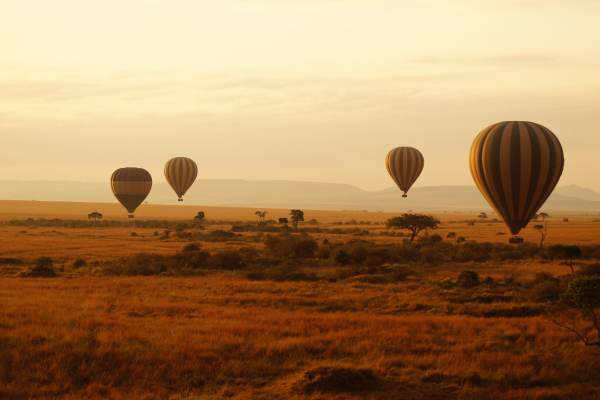 Hot air ballooning over the Masai Mara one of Africas most iconic experiences