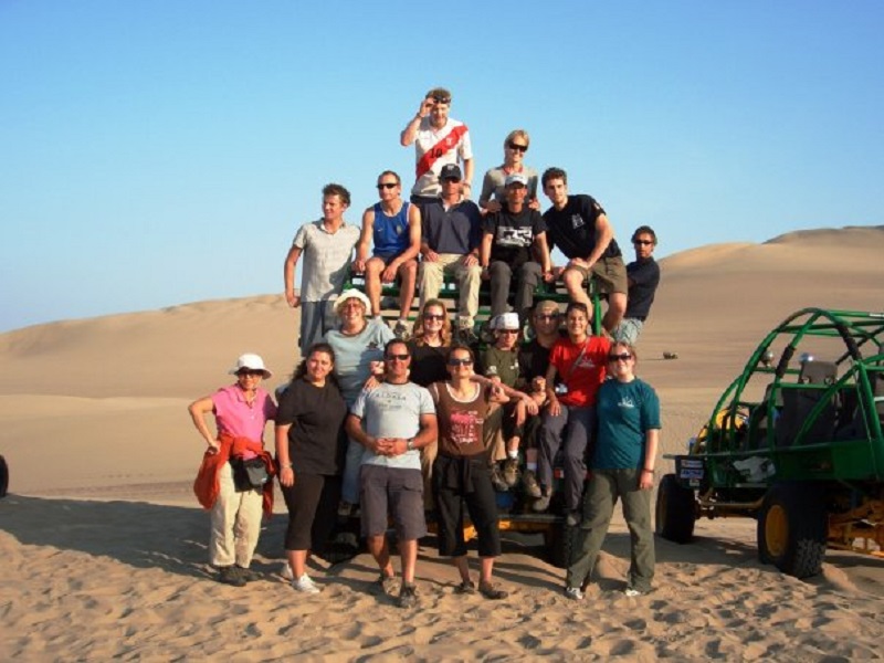 Sandboarding in Huacachina Peru