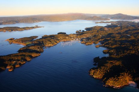 Stewart Island Aerial Halfmoon