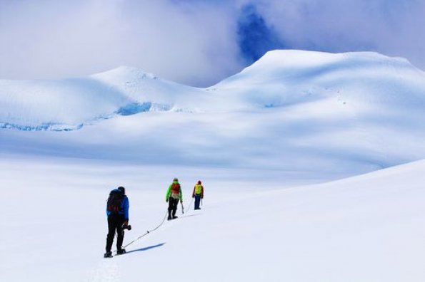 Hiking Antarctica