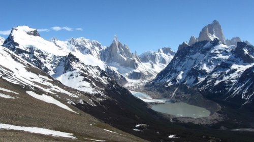 hiking in Santa Cruz Province, Argentina