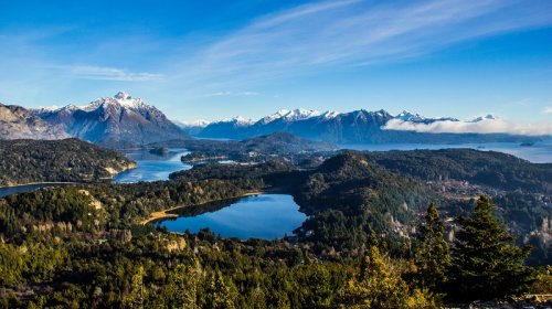 Hiking in national park Bariloche, Argentina