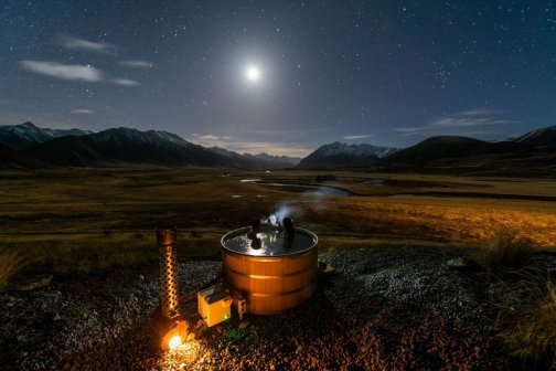 the Lindis hot tub and star gazing