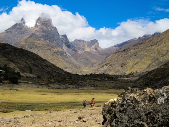 Mountains on the Lares Trek