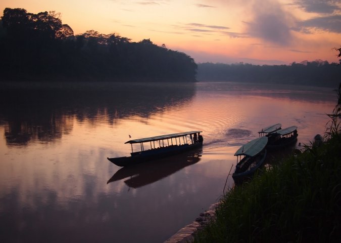  sunset on the Amazon