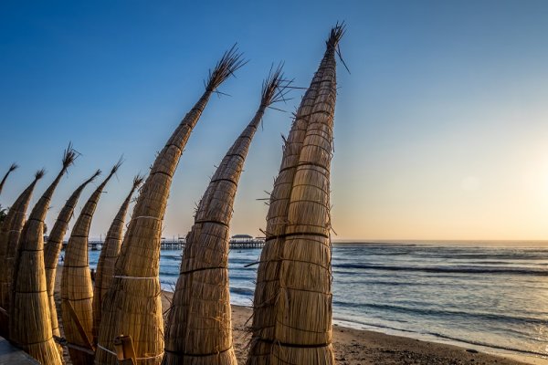 City beach in Trujillo, Peru